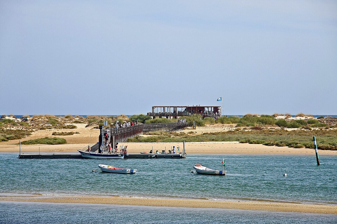 Ilha de Cabanas i plaża Fábrica: mierzeje Ria Formosa