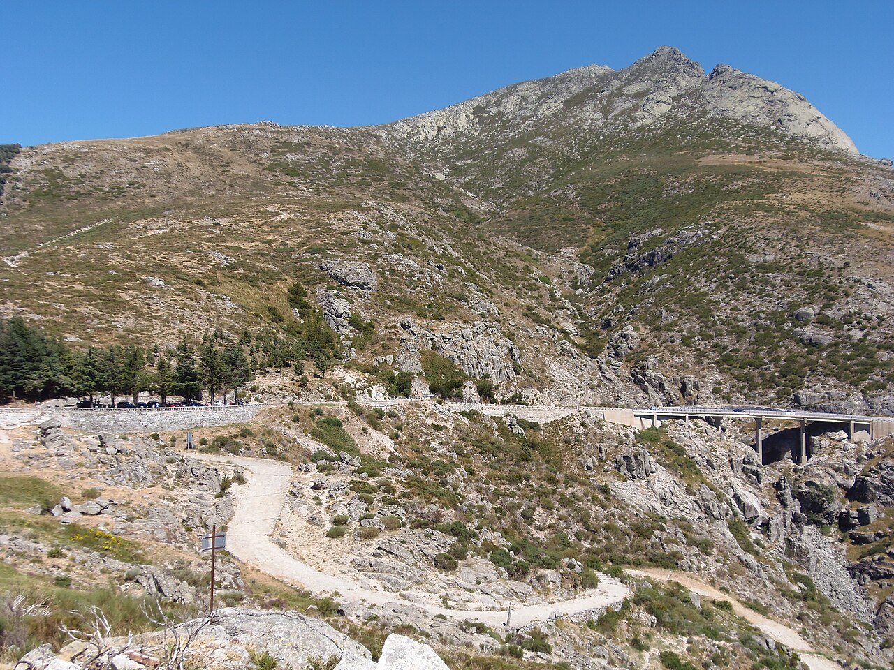 Puerto del Pico i dawna droga brukowana w Sierra de Gredos