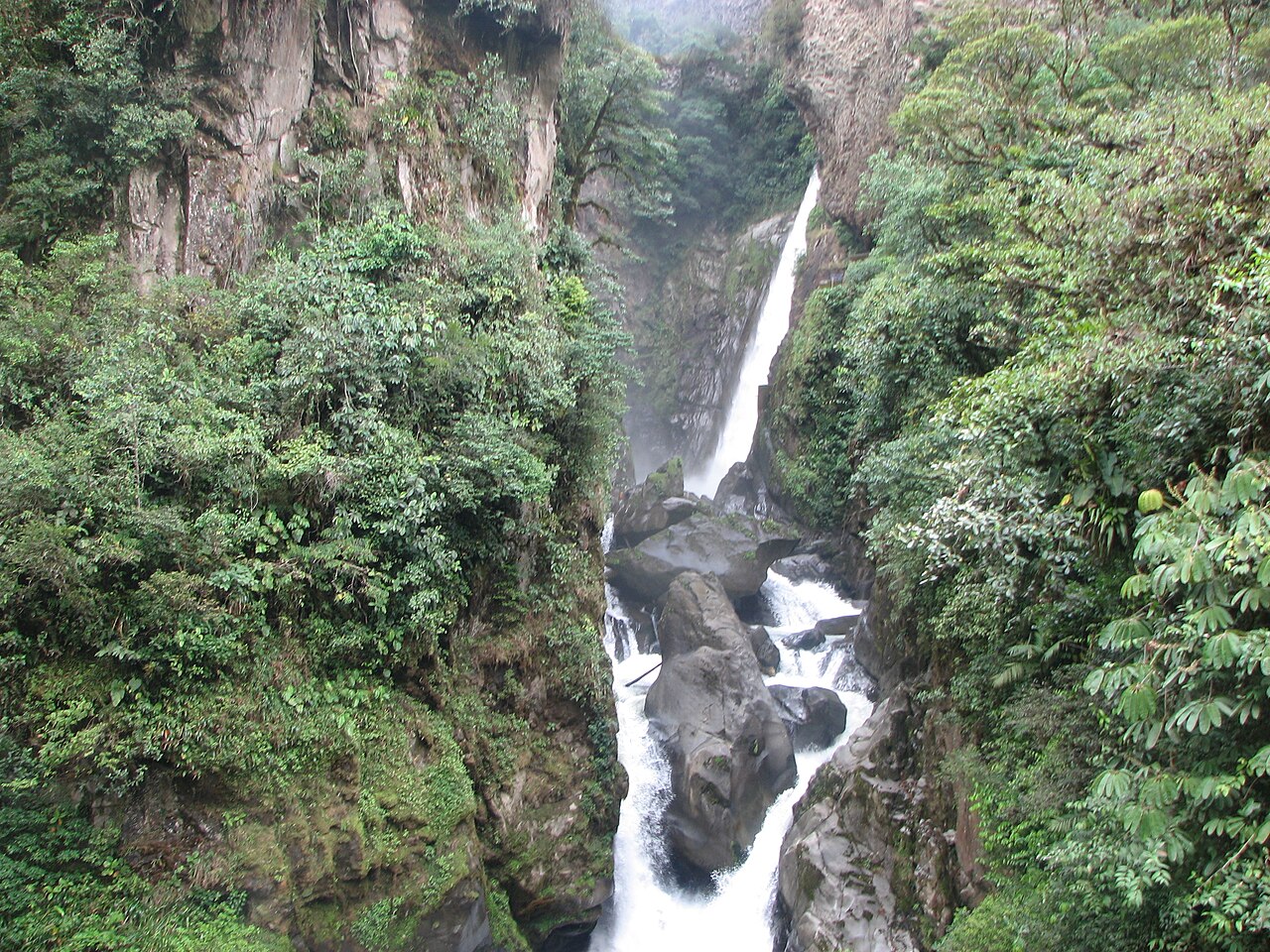 Baños i Ruta de las Cascadas: Pailón del Diablo