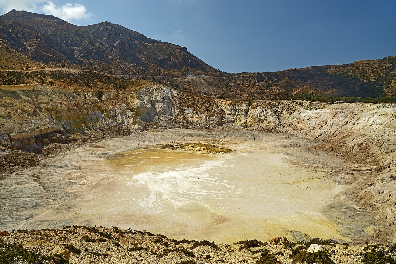 Nisyros: krater Stefanos i Nikia