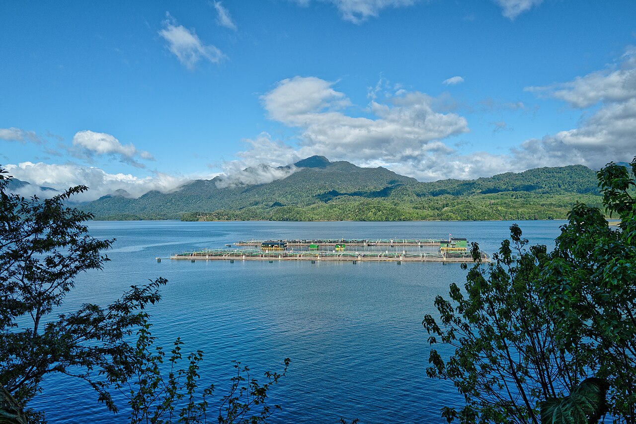 Jezioro Rosselot przy La Junta, na asfaltowym odcinku Carretera Austral.