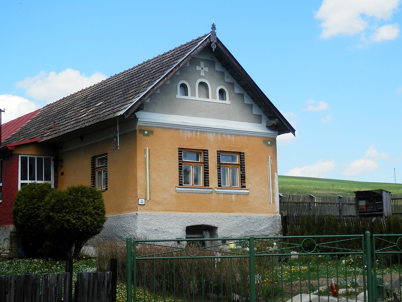 Dawna zabudowa wsi w Vyšnych Repašach