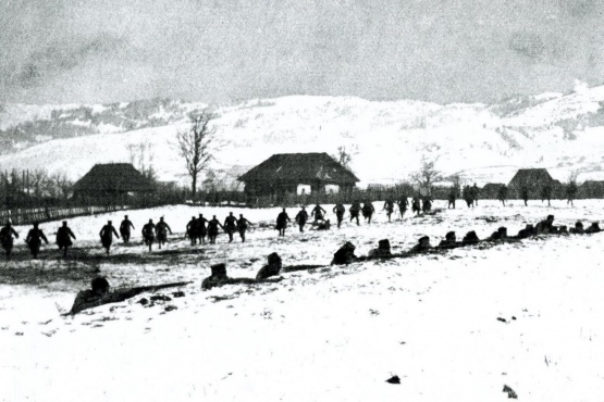 Natarcie II batalionu 2. pułku piechoty Legionów Polskich pod Kirlibabą, styczeń 1915 r.