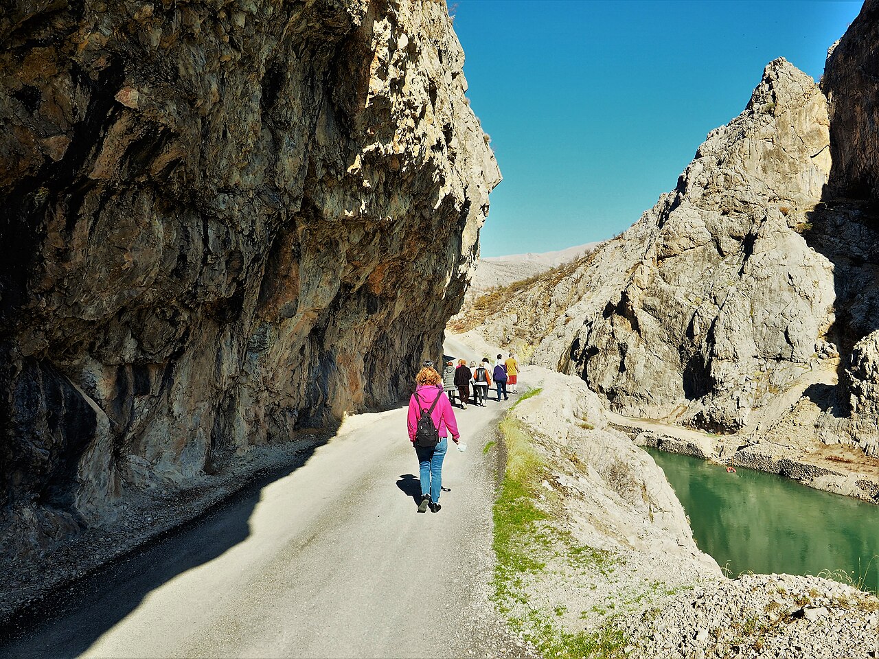 Kemaliye (Eğin) i Taş Yol (Kamienna Droga) przez Karanlık Kanyon