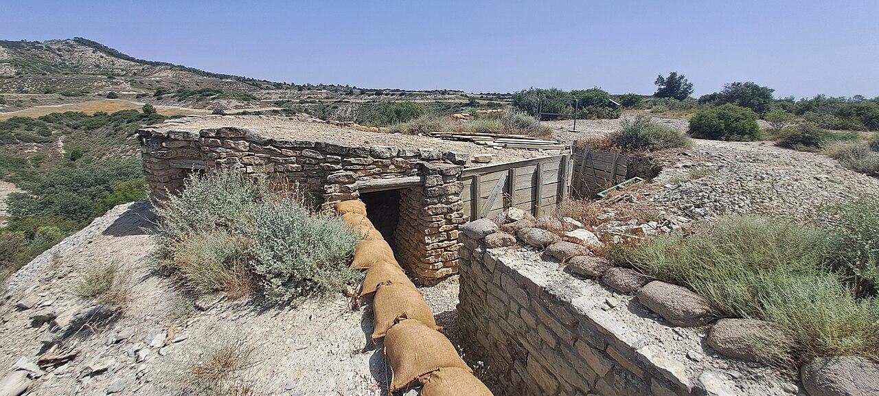 Ruta Orwell (okopy w Sierra de Alcubierre)