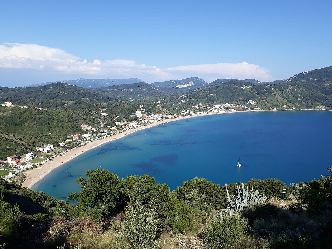Plaże Agios Georgios Pagon i Arillas