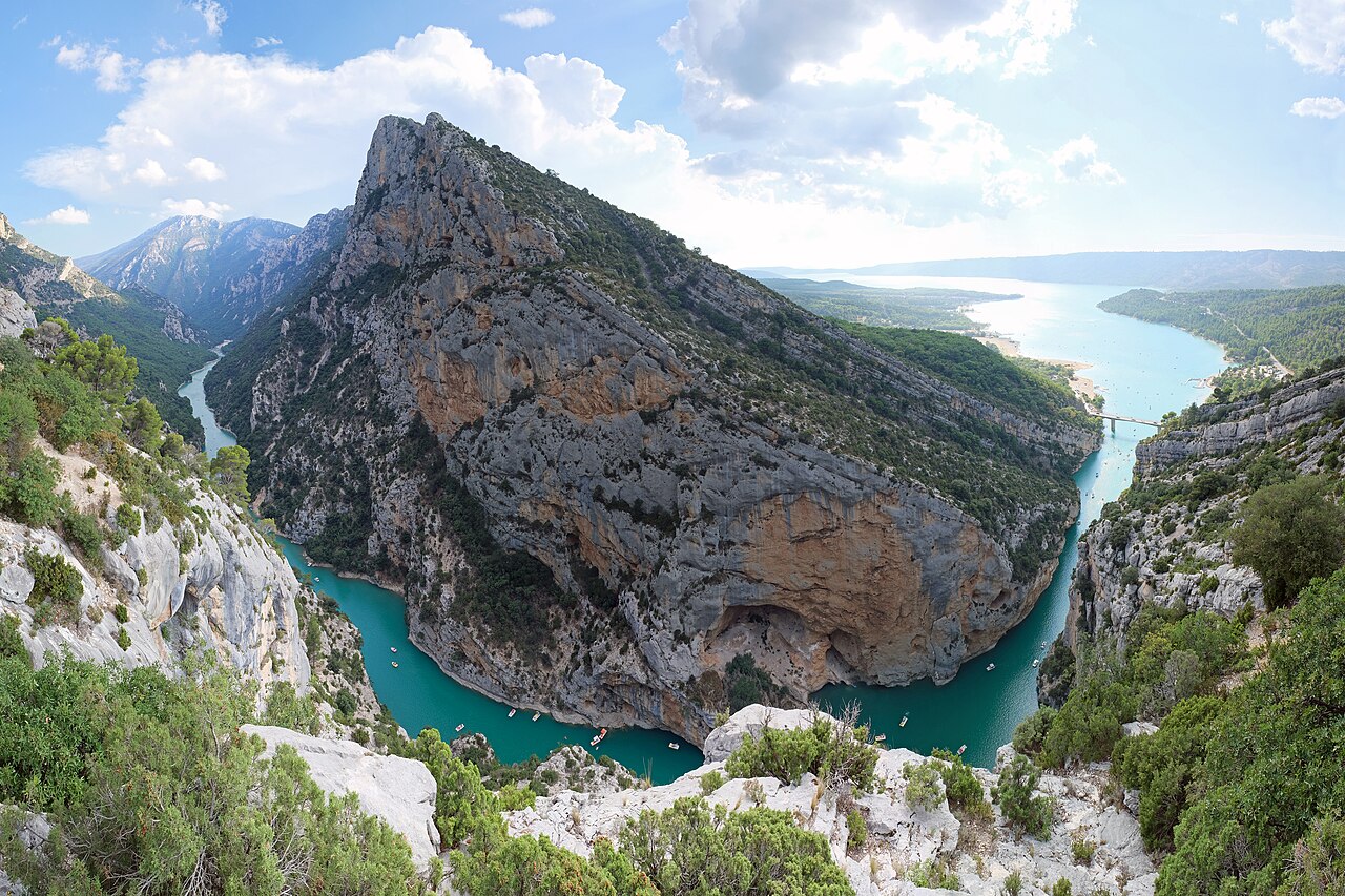 Gorges du Verdon (wąwóz Verdon), Moustiers-Sainte-Marie i jezioro Sainte-Croix