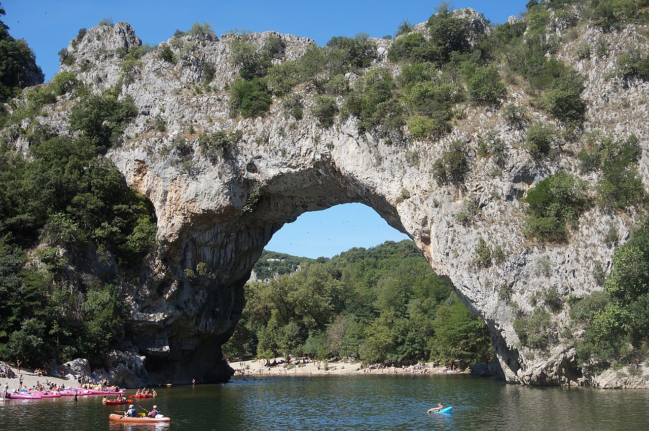 Pont d'Arc i wąwozy Ardèche (Gorges de l'Ardèche)
