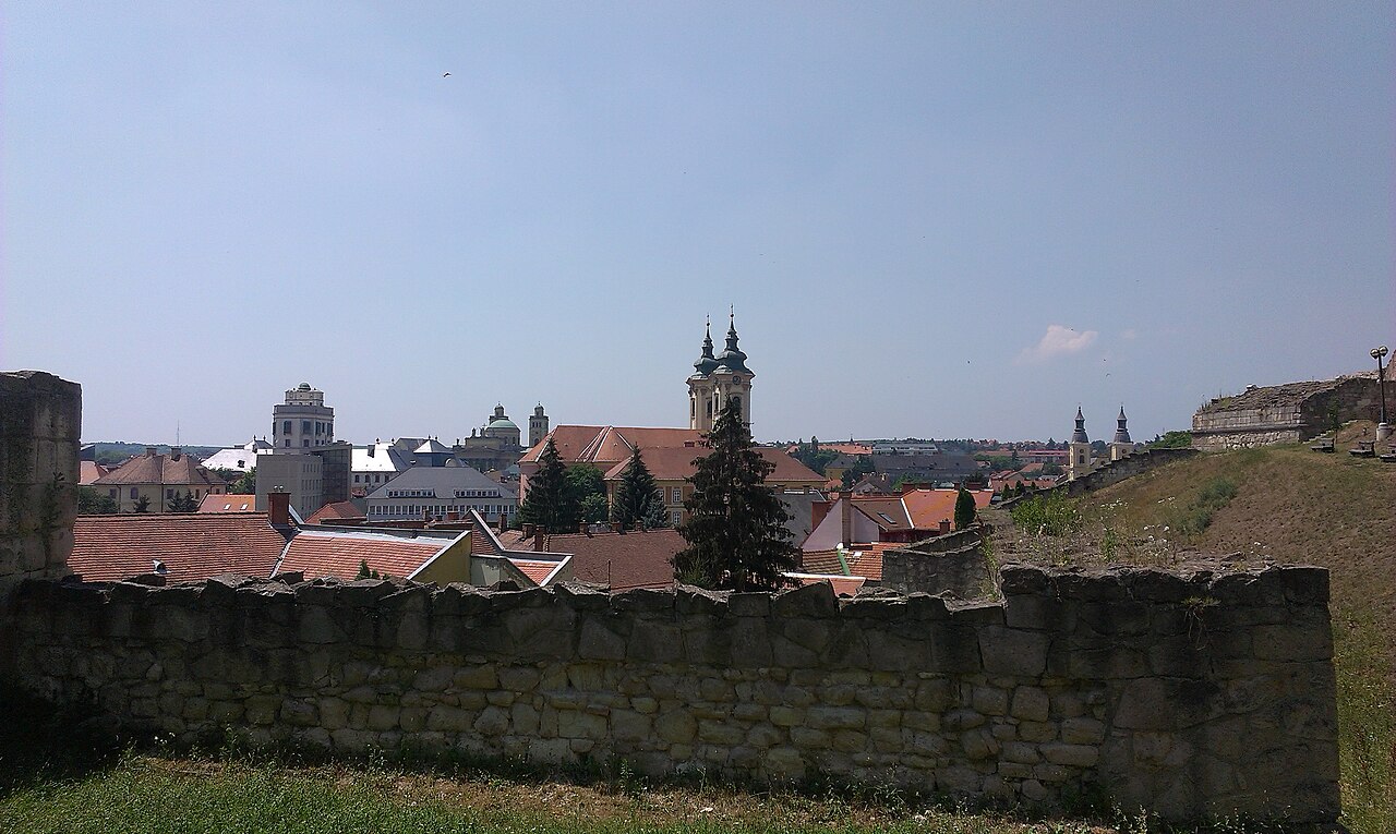 Eger z murów zamku, który w 1552 r. obronił István Dobó